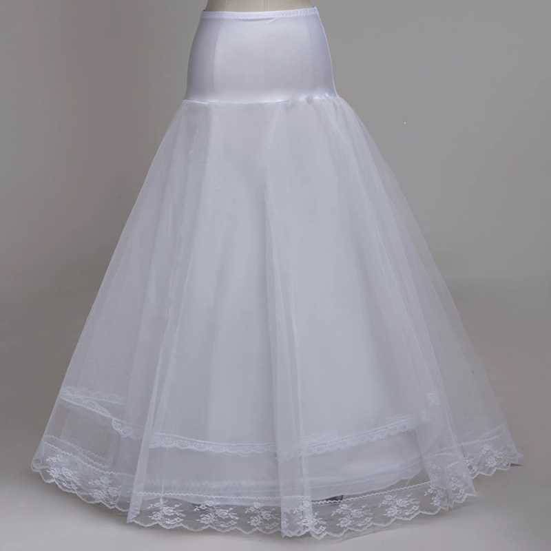 Hoepelrok voor een bruidsjurk 1ring + 2-lagen tule